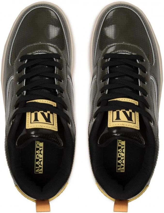 Napapijri Groene River Sneaker met Zilveren Details - Foto 3