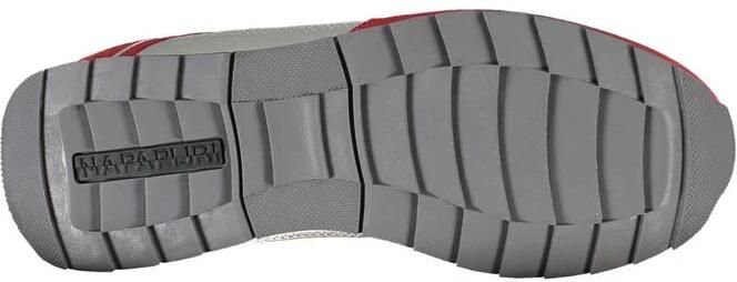 Napapijri Rode Polyester Sneaker met Contrasterende Details Red Heren - Foto 4