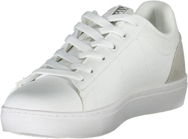 Napapijri Sportieve Veterschoenen Wit Contrast Logo White Dames - Foto 3