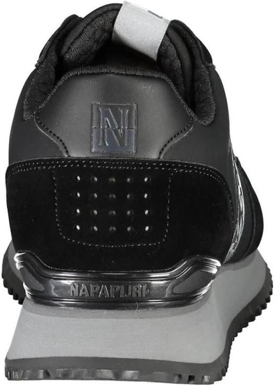 Napapijri Polyester Vetersneaker Met Contrasterende Details En Logoprint