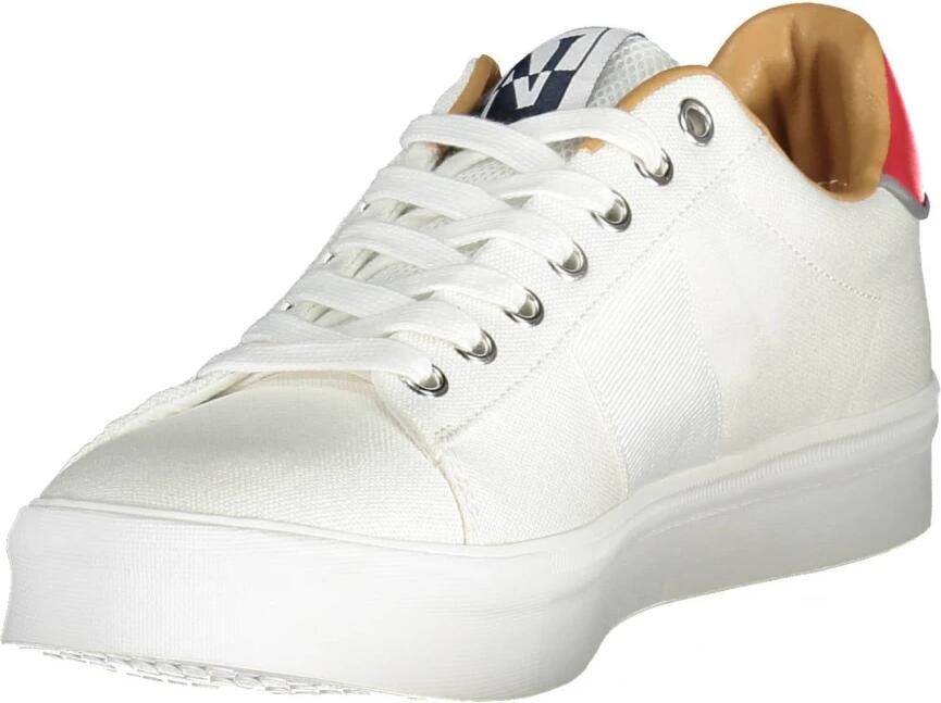 Napapijri Witte Polyester Sneaker met Contrasterende Details White Heren - Foto 2