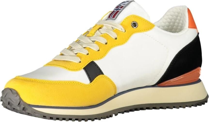 Napapijri Gele Polyester Sneaker met Contrastdetails Multicolor Heren