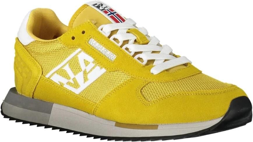 Napapijri Stijlvolle Atletische Sneaker met Contrastdetails Yellow Heren - Foto 3
