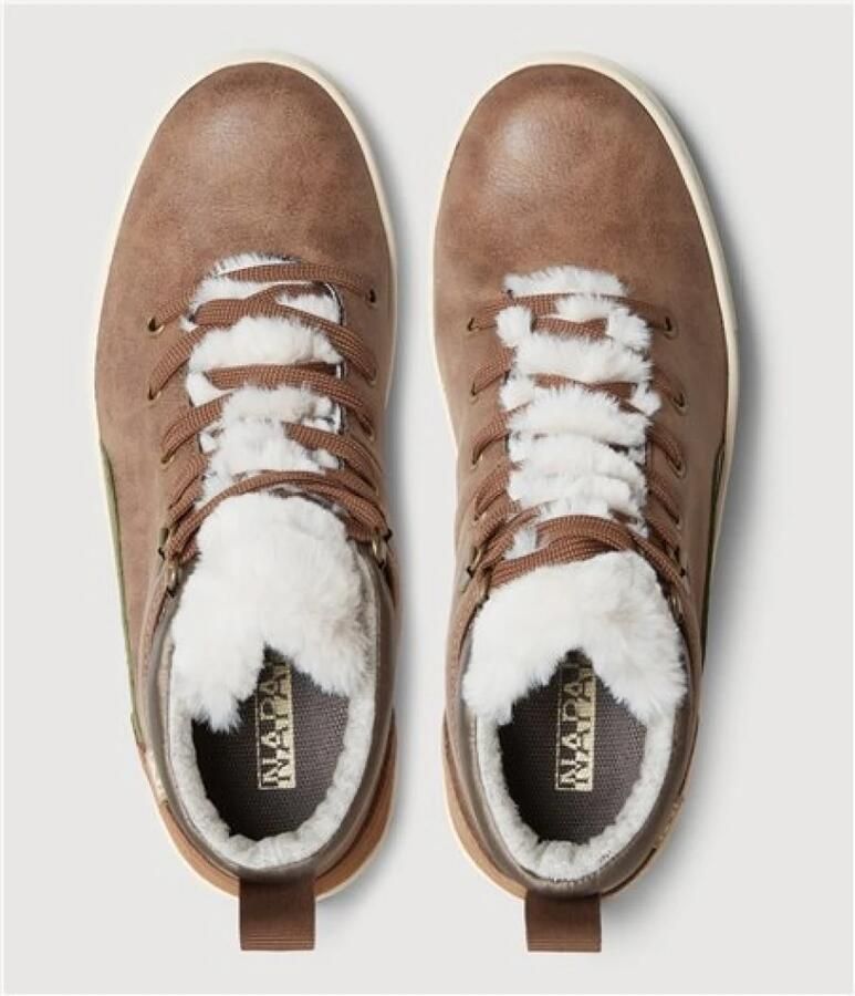 Napapijri Urban Casual Hoge Sneakers Bruin - Foto 4