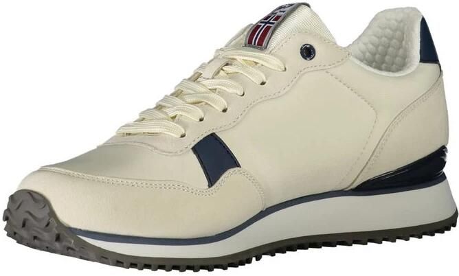 Napapijri Witte Polyester Sneaker met Contrastdetails White Heren - Foto 4