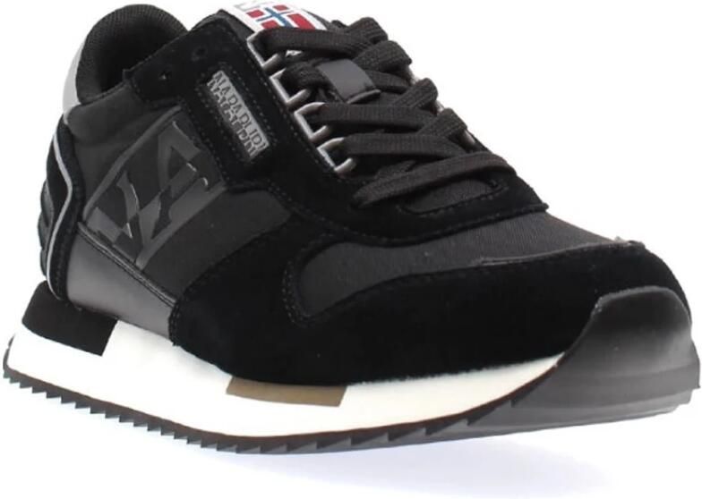 Napapijri Zwarte Logo Sneakers met Contrastdetails Black Heren - Foto 2