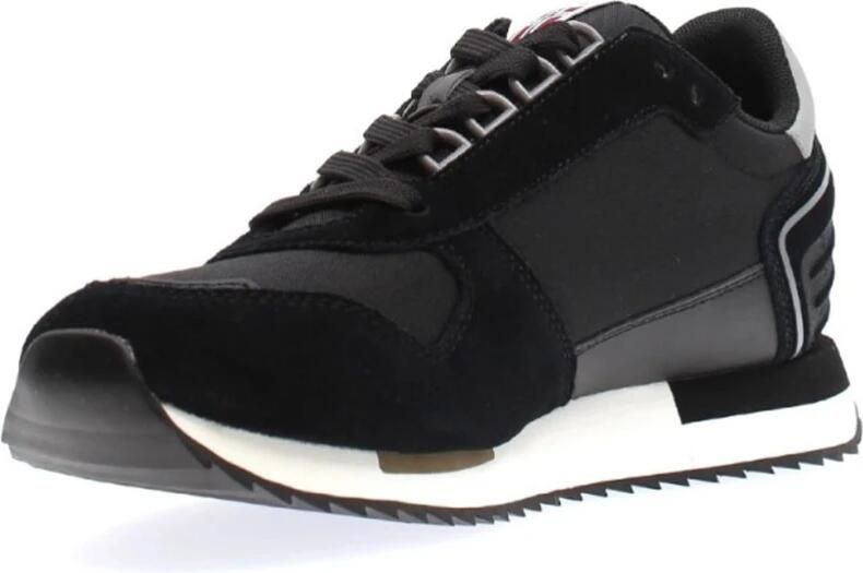 Napapijri Zwarte Logo Sneakers met Contrastdetails Black Heren - Foto 3