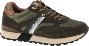 Napapijri Rise Sneaker Groen Schoen cm Suede Heren Veterschoenen