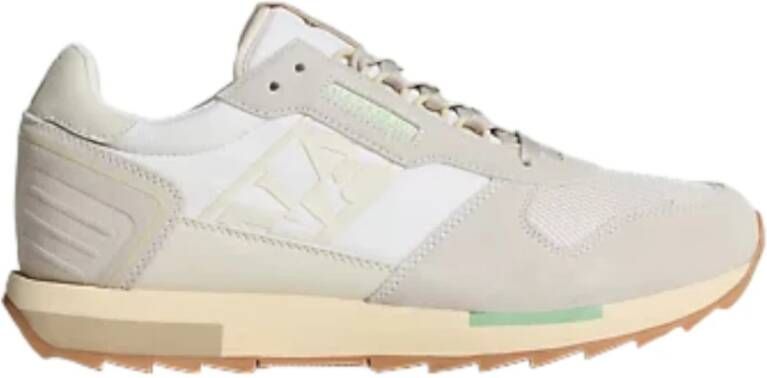 Napapijri Witte Polyester Sneaker met Contrasterende Details Multicolor Heren