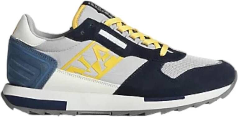 Napapijri Exclusieve grijze sportsneakers met opvallende details Multicolor Heren