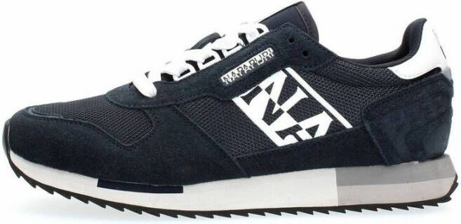 Napapijri Blauwe Sportieve Veterschoenen met Contrastdetails Blue Heren