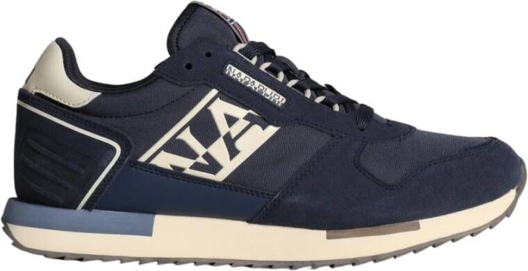 Napapijri Elegante Blauwe Sneakers met Contrasterende Details Blue Heren - Foto 6