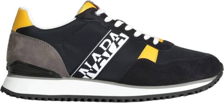 Napapijri Blauwe Sportieve Veterschoenen met Contrastdetails Blue Heren