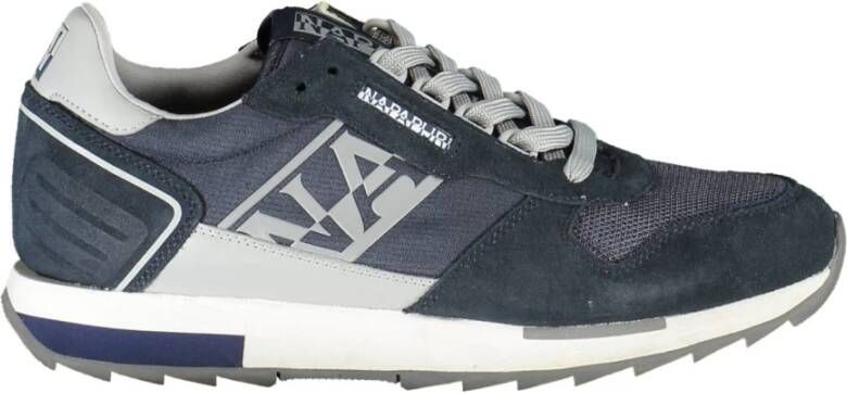 Napapijri Blauwe Sneaker Polyester Blauw Heren