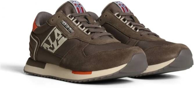 Napapijri Brown Sneakers Bruin Heren