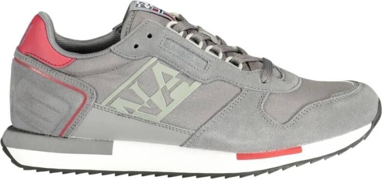 Napapijri Sportieve Grijze Sneakers met Contrastdetails Gray Heren