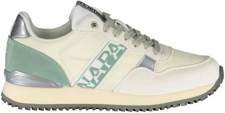 Napapijri Stijlvolle witte sneakers met contrastdetail White Dames