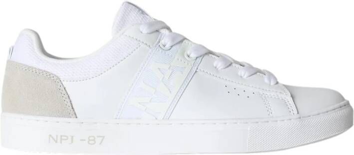 Napapijri Sportieve Veterschoenen Wit Contrast Logo White Dames - Foto 3