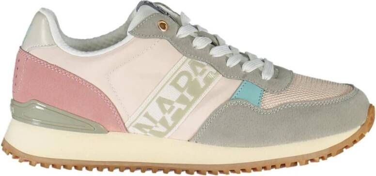 Napapijri Pink Polyester Sneaker Roze Dames