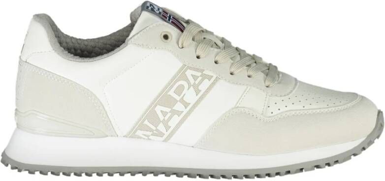 Napapijri Witte Sneaker met Contrasterende Details Multicolor Heren