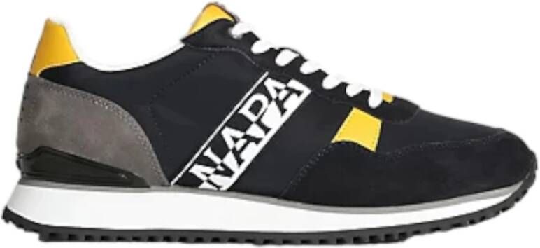 Napapijri Blauwe Sportieve Veterschoenen met Contrastdetails Blue Heren