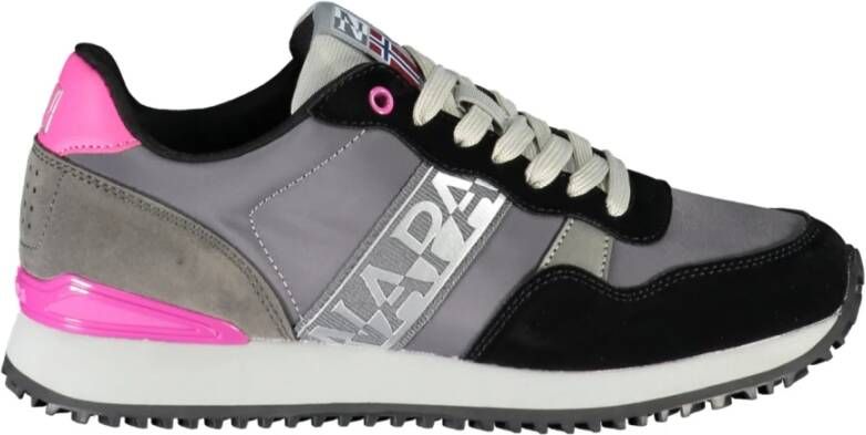 Napapijri Grijze Vetersneakers met Iconisch Logodetail Gray Dames - Foto 3
