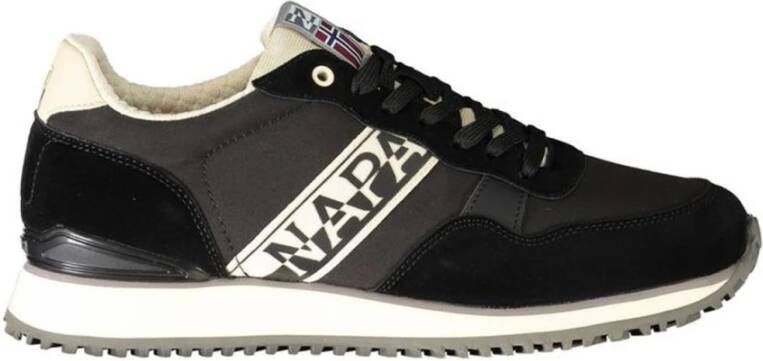 Napapijri Stijlvolle Zwarte Polyester Sneaker Multicolor Heren