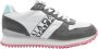 Napapijri Witte Cap Grijs Sneakers Multicolor Dames - Thumbnail 1
