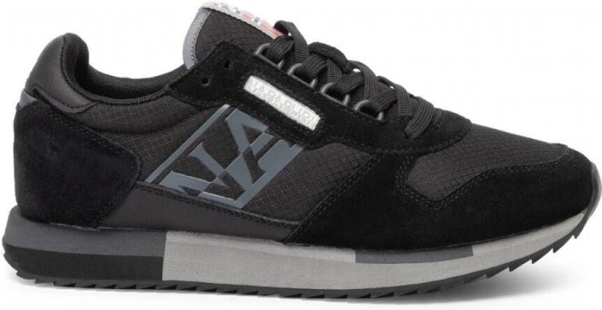 Napapijri Zwarte leren polyester Virtus Sneaker - Foto 2