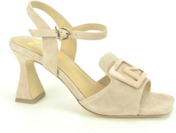 Nathan-Baume Beige Daim O. + Gar. 6cm Beige Dames