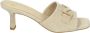 Nathan-Baume Beige Sportieve Damesslippers - Thumbnail 1