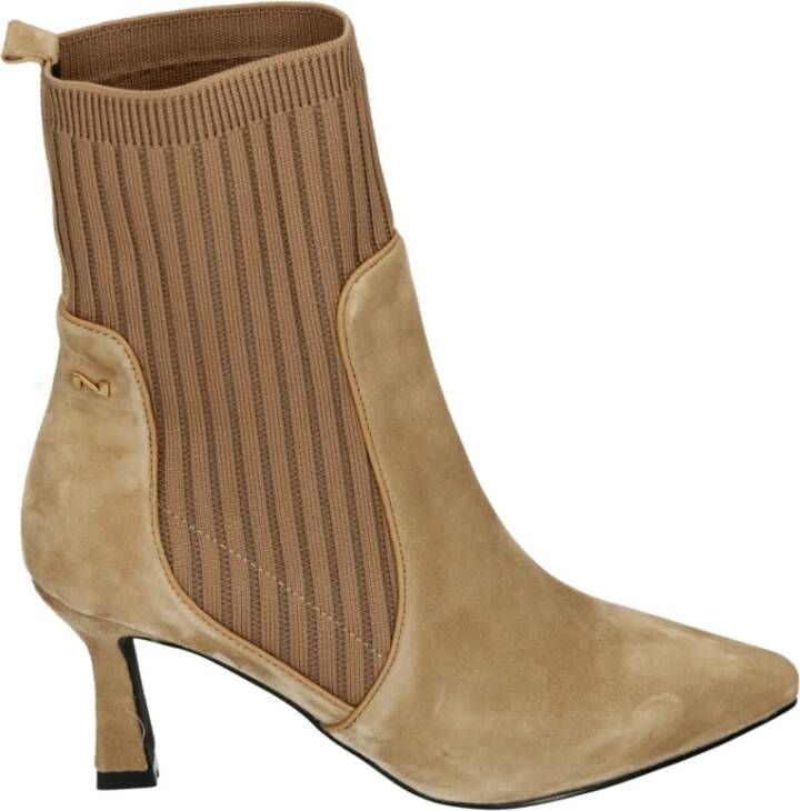 Nathan-Baume Beige Westernlaars met G Breedte