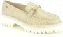 Nathan-Baume Elegante Beige-Gouden Loafers Beige Dames - Thumbnail 1