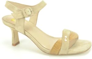 Nathan-Baume Daim Combine. 6cm Beige Dames