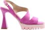 Nathan-Baume Hoge Hak Sandalen Purple Dames - Thumbnail 12