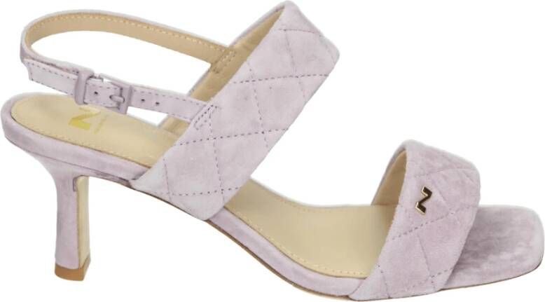 Nathan-Baume Paarse sportieve sandalen met rubberen zool