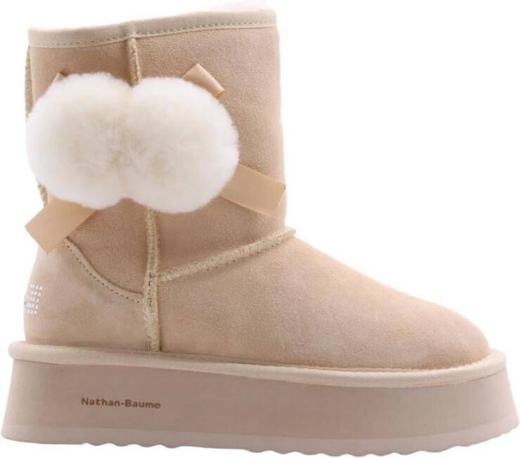 Nathan-Baume Schattige Kuikentje Pantoffels Beige Dames