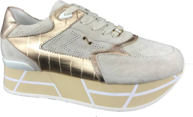 Nathan-Baume Ns25 Dames Sneakers Upgrade Jouw Collectie Beige Dames