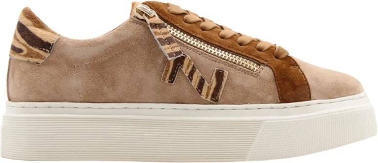 Nathan-Baume Comfortabele Trendy Sneakers voor Vrouwen Beige Dames - Foto 10