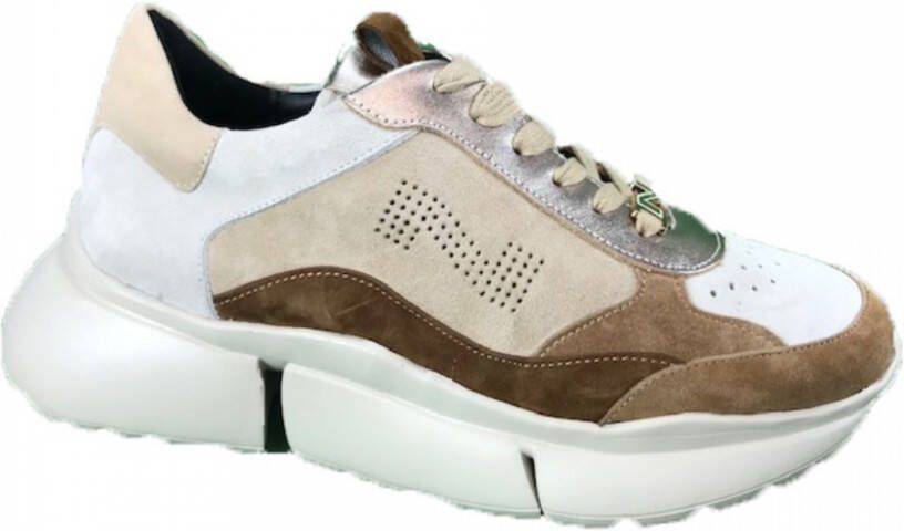 Sneakers Nathan Baume Beige Dames - Schoenen.nl