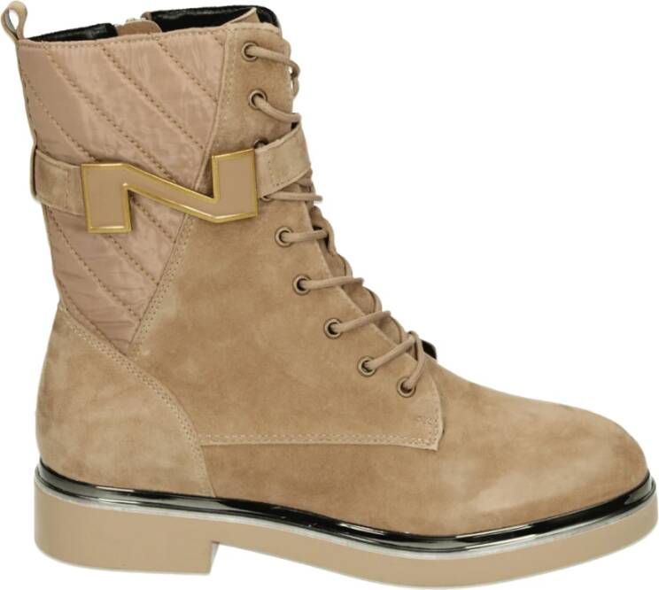 Nathan-Baume Sportieve Mid Damesschoenen Cognac Kleur