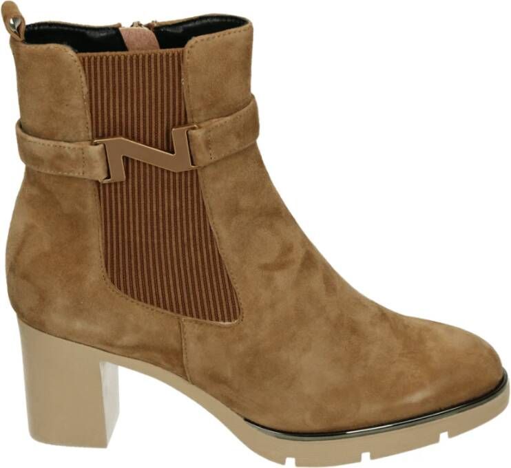 Nathan-Baume Westerse stijl leren laars in cognac