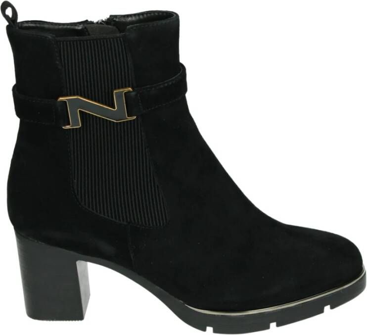Nathan-Baume Zwarte Suède Western Laars
