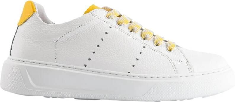 National Standard Edition 9 Wit Geel Leer. White Dames