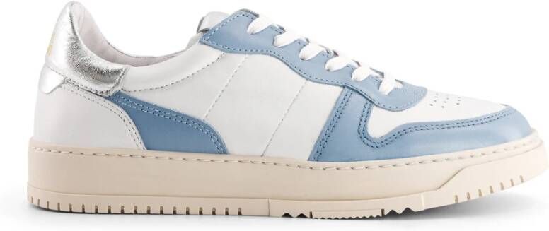 National Standard Handgemaakte Ethical Sneakers met Extra Veters Blue Dames