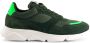 National Standard Handgemaakte Ethische Sneakers Kaki Fluo Green Heren - Thumbnail 7