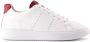 National Standard Handgemaakte Ethische Sneakers Wit Rood White Heren - Thumbnail 7