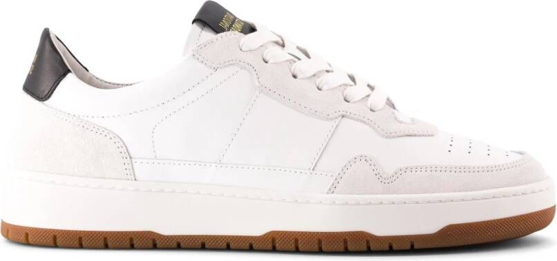 National Standard Handgemaakte Ethische Sneakers Wit Zwart White Heren