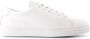 National Standard Handgemaakte Witte Monochrome Sneakers White Heren - Thumbnail 1