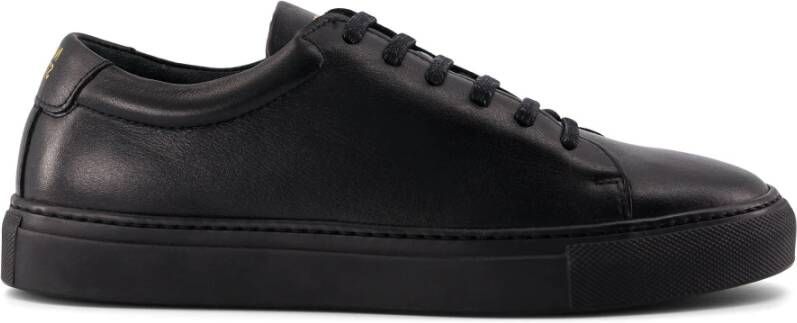 National Standard Handgemaakte Zwarte Monochrome Sneakers Black Dames